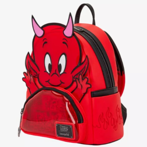 Loungefly Casper the Friendly Ghost Hot Stuff Figural Mini Backpack NWT - Picture 2 of 4